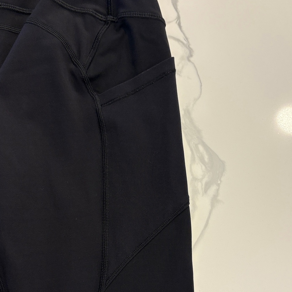 Lululemon All the Right Places Crop II ~ 6 ~ Black ~ 23” - Picture 6 of 11